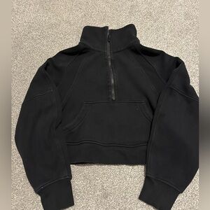 Lululemon Scuba Oversized Funnel Neck Half Zip in black size  xs/s